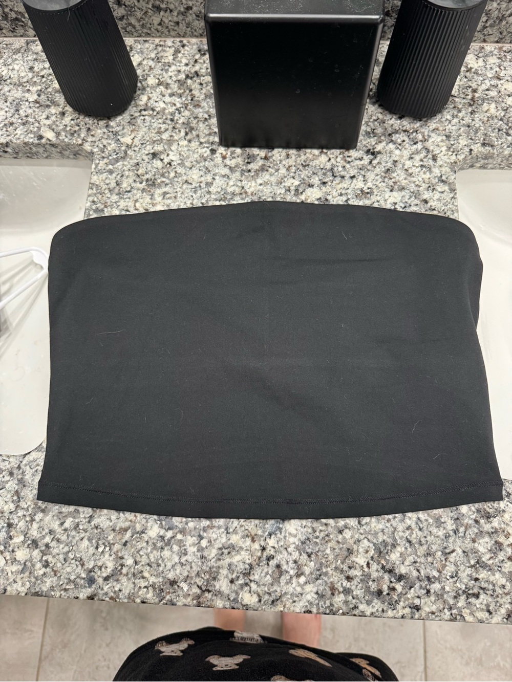 Black strapless tank - Liasion